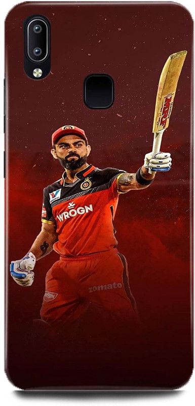 DIKRO Back Cover for Vivo Y93, 1814, VIRAT, KOHLI, INDIAN, PLAYER, CRICKETER, RCB  (Multicolor, Hard Case, Pack of: 1)
