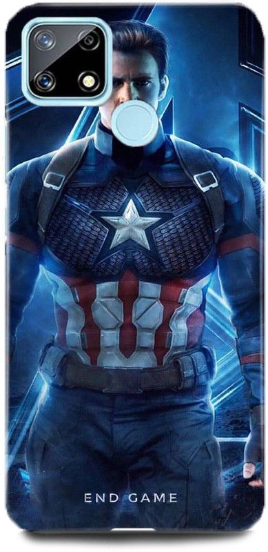 FUGGA Back Cover for Realme C25s, RMX3197, CAPTAIN, AMERICA, AVENGER, AVENGERS, SOLDIER  (Multicolor, Hard Case, Pack of: 1)