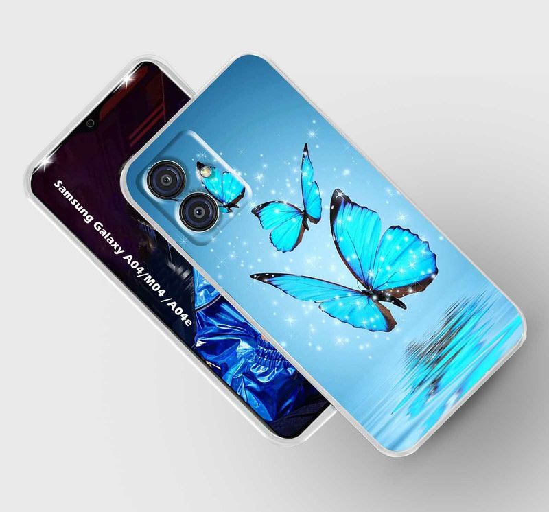 Artage Back Cover for SAMSUNG Galaxy A04  (Blue, Silicon, Pack of: 1)