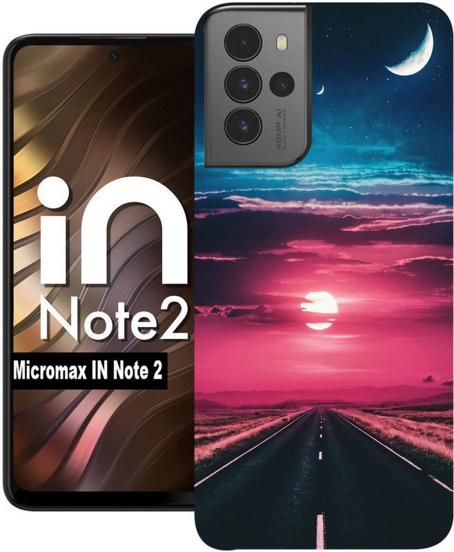 BeauCase Back Cover for Micromax IN Note 2  (Multicolor, Silicon, Pack of: 1)