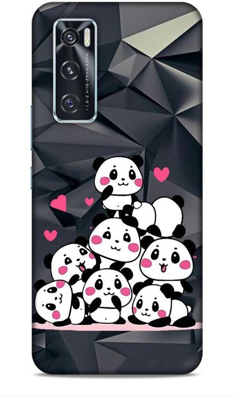 Printabulous Back Cover for VIVO V20 SE  (Grey, White, Waterproof)