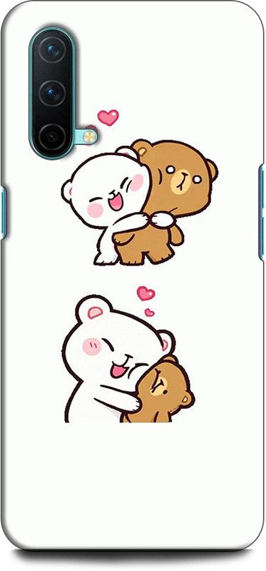 WallCraft Back Cover for OnePlus Nord CE 5G LOVE, KITTY, COUPLE, EMOJII, CUTE CAT, TENOR, CARTONE  (Multicolor, Dual Protection, Pack of: 1)