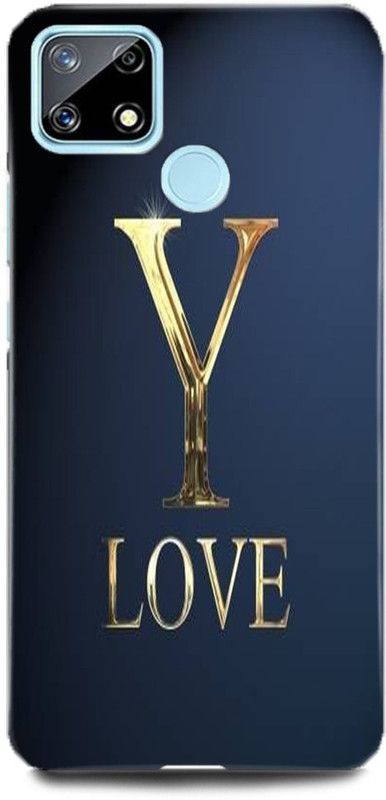 FUGGA Back Cover for Realme Narzo 20, Y, LETTER, ALPHABET, LOVE, Y, NAME  (Multicolor, Hard Case, Pack of: 1)