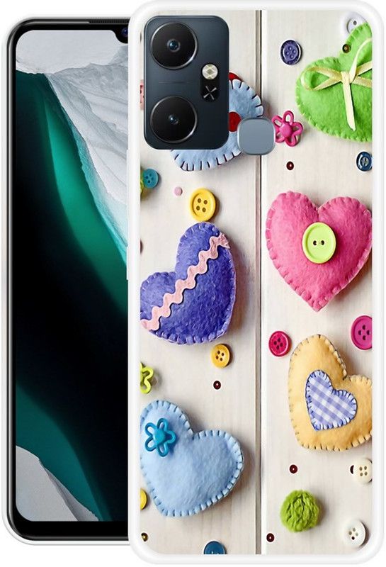MeMi Back Cover for Infinix Smart 6 Plus  (Multicolor, Shock Proof, Silicon, Pack of: 1)