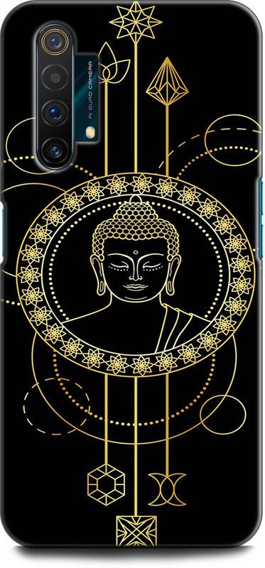 INDICRAFT Back Cover for Realme X3, RMX2081 GAUTAMA BUDDHA, GOD, LORD, ABSTRACT ART, PANTING, SPIRITUEL  (Multicolor, Shock Proof, Pack of: 1)