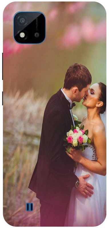 Bluvver Back Cover for Realme C20,RMX3061, Printed Sweet Couple,Love Back Cover  (Multicolor, Hard Case, Pack of: 1)