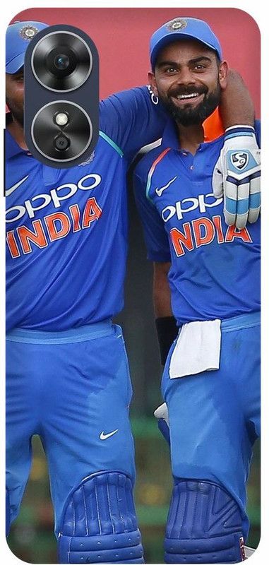 Dimora Back Cover for OPPO A17, VIRATKOHLI CRICKETINDIAN ROYALOPPO A17ALLENGERS BANGLOREPLAYERSPORTS  (Blue, Hard Case, Pack of: 1)
