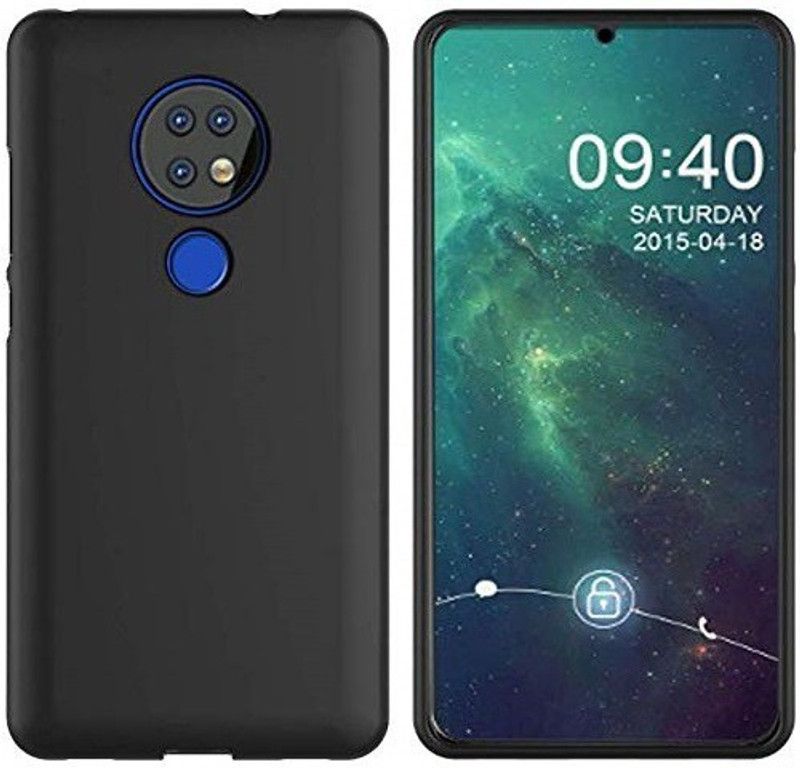 SNMART Back Cover for Nokia 7.2  (Black, Shock Proof, Pack of: 1)