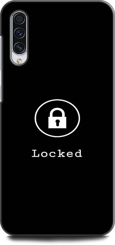 Afterglow Back Cover for SAMSUNG Galaxy A50 LOCKED, BLACK,GALAXY,HATE,LOCK,PLUS,TEXT  (Multicolor, Shock Proof, Pack of: 1)