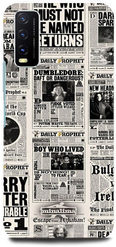 ZIGTOZAG SHOPPE Back Cover for vivo Y12G , V2068, HARRYPOTTER, SNAPE, HP, FICTION,  (White, Hard Case)