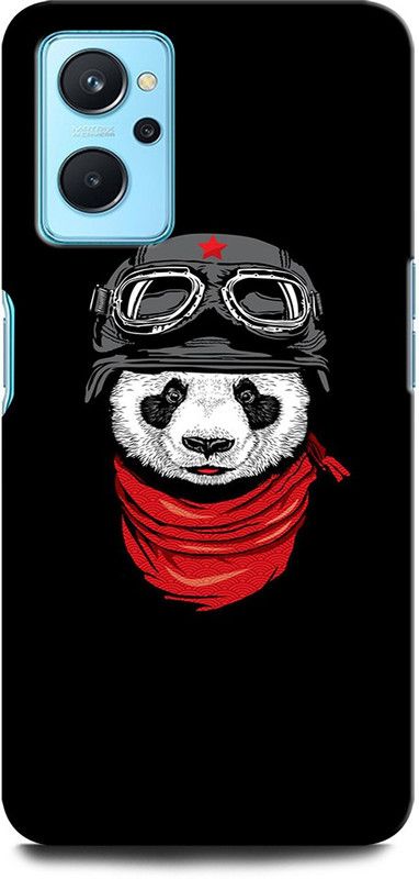 ORBIQE Back Cover for OPPO A76 PANDA, LOVE, BEAR, AMOR, ANIMATION  (Multicolor, Hard Case, Pack of: 1)