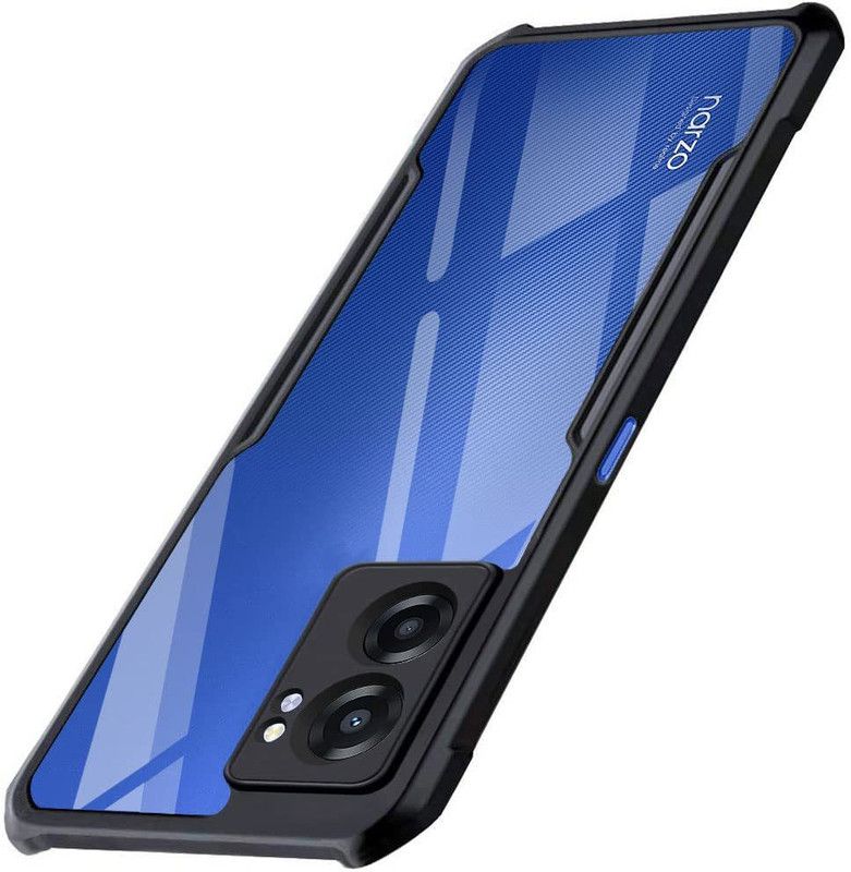 YouAndMeHub Back Cover for Realme Narzo 50 5G  (Black, Pack of: 1)