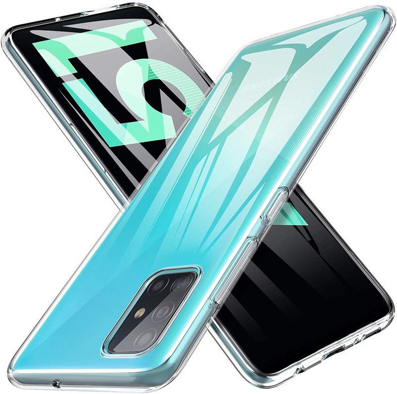 Elica Back Cover for Samsung Galaxy A51  (Transparent, Hard Case, Pack of: 1)