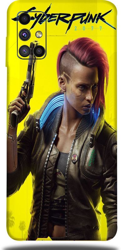 Mclaxa Cyber Lady Mobile Back Skin, Cyber Lady, Samsung Galaxy M51 Mobile Skin  (Cyber Lady Skin With Super Matte Finish)