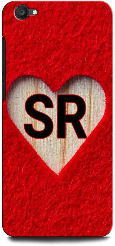GRAFIQE Back Cover for Vivo Y55/ Vivo Y55S/ Vivo Y55L SR, SR LETTER, SR ALPHABET, SR LOVE  (Multicolor, Shock Proof, Pack of: 1)