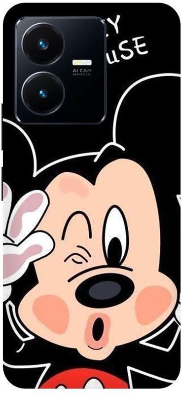Vinsmoke Back Cover for Vivo Y35 MickeyMouse, minnieMouse, Cartoon, Anime, Cute479  (Multicolor, Shock Proof, Pack of: 1)
