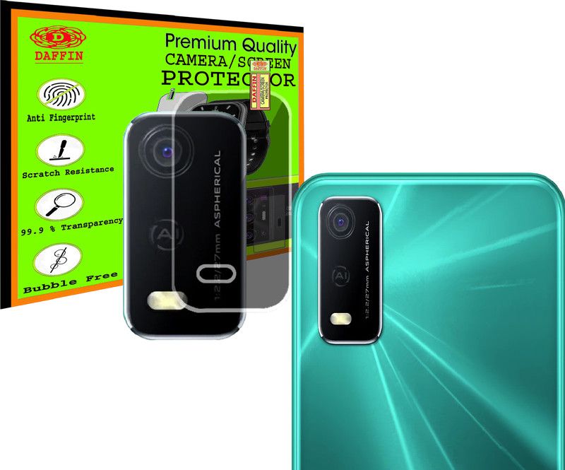 DAFFIN Back Camera Lens Glass Protector for VIVO Y3S  (Pack of: 1)
