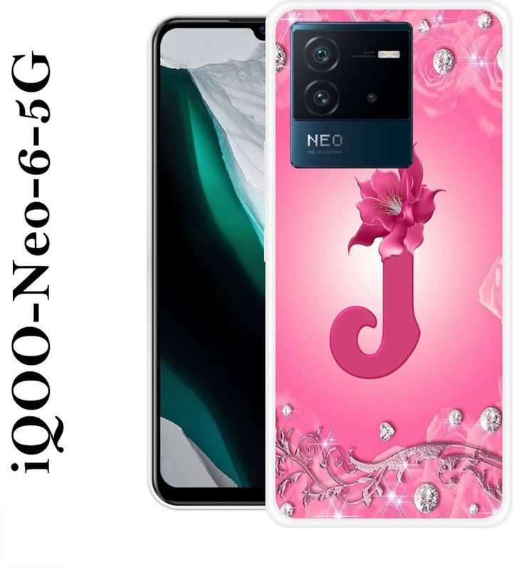 REALKING Back Cover for IQOO Neo 6 5G  (Pink, Silicon)