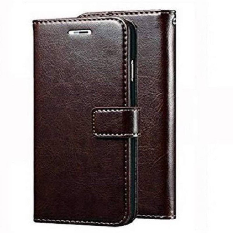 Defeater Flip Cover for Oppo F5 Youth  (Brown)