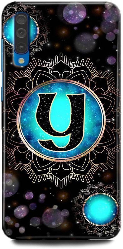 FIKORA Back Cover for Samsung Galaxy A30s/SM-A307FZLVINS Y NAME PRINTED  (Multicolor, Hard Case, Pack of: 1)