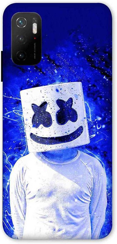 NDCOM Back Cover for POCO M3 Pro 5G Unkown Mask Man Printed  (Multicolor, Hard Case, Pack of: 1)