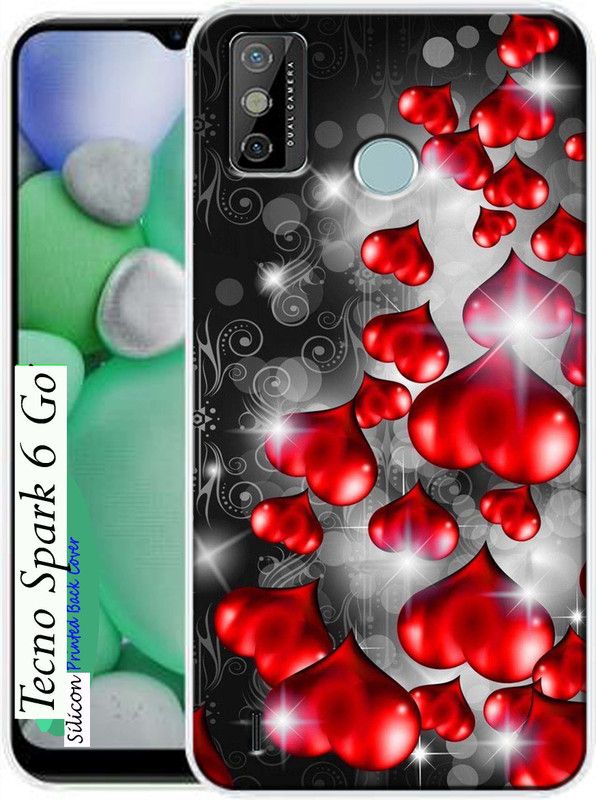 KENTAROELENE Back Cover for Tecno Spark6 Go  (Multicolor, Dual Protection, Silicon)