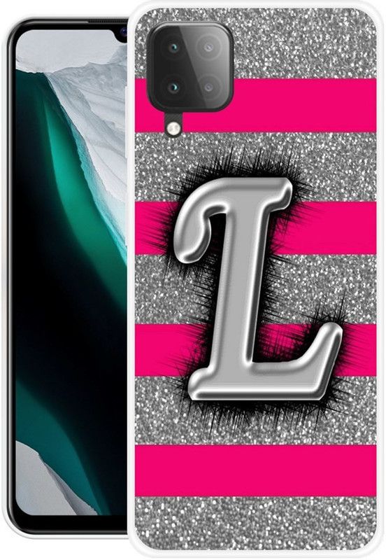NEVYZAP Back Cover for Samsung Galaxy M42, Samsung Galaxy M42 5G  (Pink, Silver, Grip Case, Silicon, Pack of: 1)