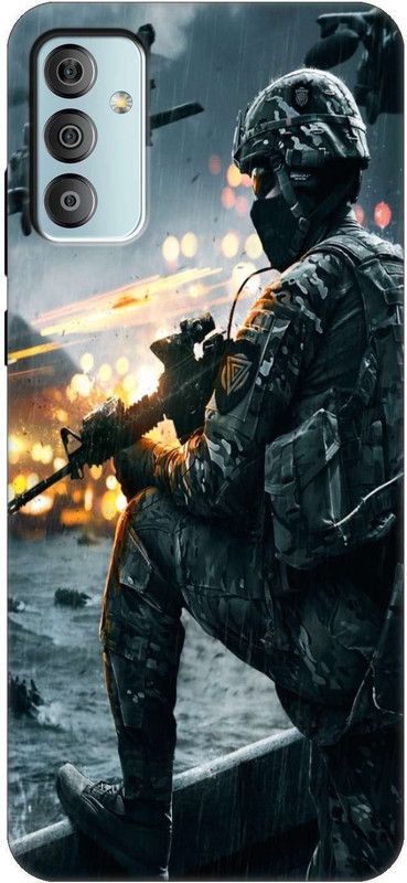 iprinto Back Cover for Samsung Galaxy F23 5G Indian Army Back Cover  (Multicolor, Hard Case)