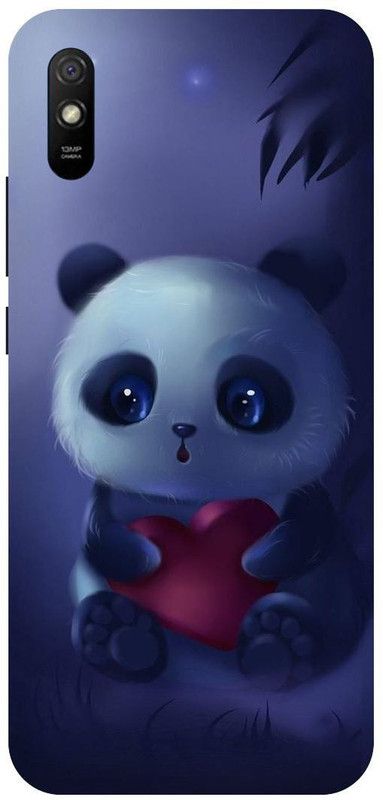 THE NARAYANA COLLECTIONS Back Cover for REDMI 9A SPORT-CUTE,PANDA,CARTOON,TEDDY,BEAR  (Multicolor, Hard Case, Pack of: 1)