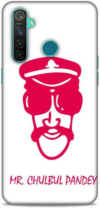 Keviv Back Cover for Realme 5 Pro  (White, Pink, 3D Case, Pack of: 1)