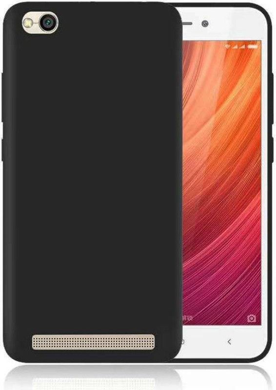 ZIVITE Back Cover for Mi Redmi 5A  (Black, Grip Case, Silicon, Pack of: 1)