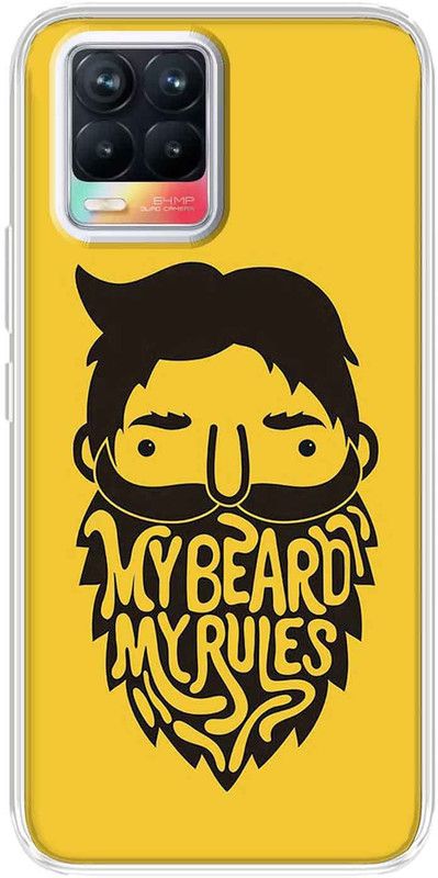 SWAGMYCASE Back Cover for Realme 8 / Realme 8 Pro  (Yellow, Flexible, Silicon, Pack of: 1)