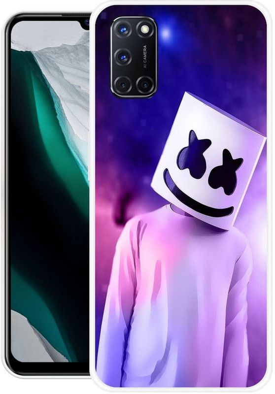 SHIVAAY Back Cover for Oppo A52  (Multicolor, Dual Protection, Silicon, Pack of: 1)