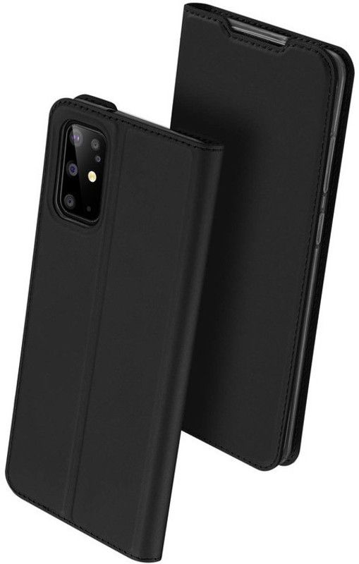 Elica Flip Cover for Samsung Galaxy S11 6.7"  (Black, Grip Case, Pack of: 1)