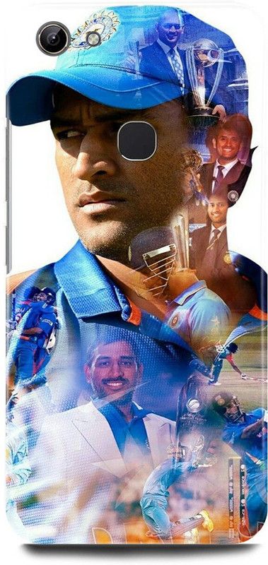 FUGGA Back Cover for vivo Y81, 1803/PD1732BF, MS, DHONI, 7, MAHENDRA, SINGH, DHONI, CSK, PLAYER  (Blue, Hard Case, Pack of: 1)