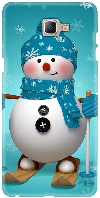 Smutty Back Cover for Samsung Galaxy A9 Pro, SM-A9100, SM-A910F, SM-A910F - Snowman Print  (Multicolor, Hard Case, Pack of: 1)