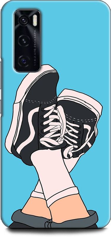 WallCraft Back Cover for Vivo V20 SE, V2022 VANS, SHOES, BLUE, ABSTRACT, TEXTURE, ANIME  (Multicolor, Dual Protection, Pack of: 1)