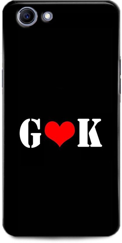 Afterglow Back Cover for Realme 1 G K, G LOVES K, NAME, LETTER, ALPHABET, GK LOVE, HART  (Multicolor, Shock Proof, Pack of: 1)
