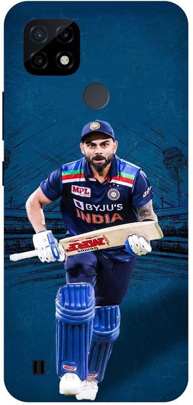 THE NARAYANA COLLECTIONS Back Cover for REALME C25Y-RMX3265,3268-VIRAT,KOHLI,INDIAN,PLAYER,SPORTS  (Multicolor, Hard Case, Pack of: 1)