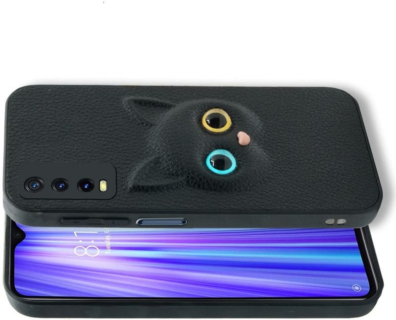 Fastship Front & Back Case for Cat Eye Vivo Y20G  (Black, Grip Case)