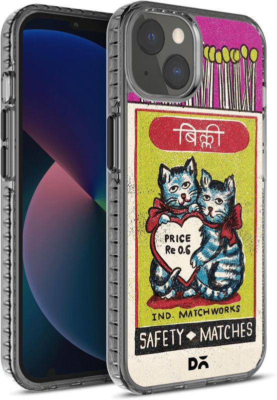 DailyObjects Billi Matchbox Stride 2.0 Back Cover for APPLE iPhone 13 Mini  (Beige, Dual Protection, Pack of: 1)