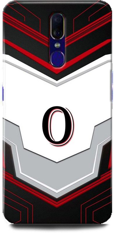 Afterglow Back Cover for OPPO A9 O, O LETTER, O NAME, O ALPHABET, ALPHABET  (Multicolor, Shock Proof, Pack of: 1)