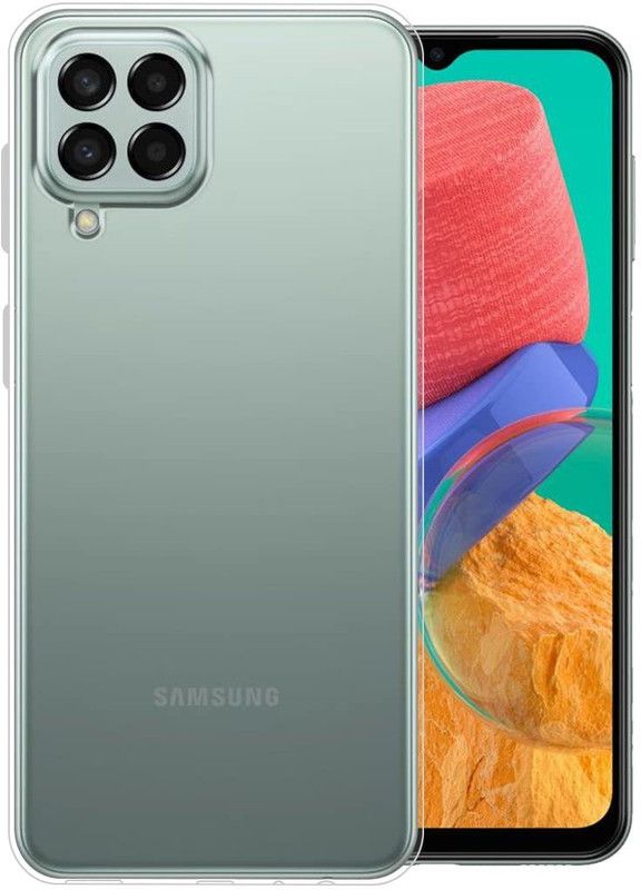 COVERBLACK Back Cover for SAMSUNG Galaxy M33 -SM-M336B (5G)  (Transparent, Dual Protection, Pack of: 1)