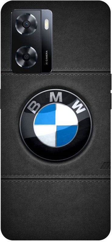 FRONK Back Cover for OPPO A 57e, CPH23870, BMW, LOGO, SIGN, AMBLEM, CAR  (Grey, Hard Case, Pack of: 1)
