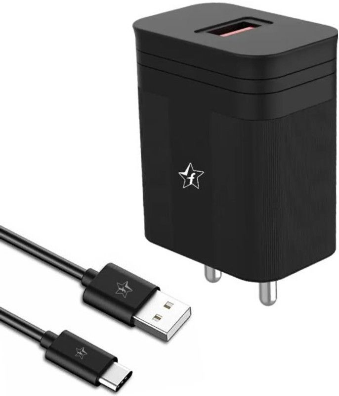 Flipkart SmartBuy 20 W Supercharge 3 A Mobile FC20S01 Charger with Detachable Cable  (Black, Cable Included)