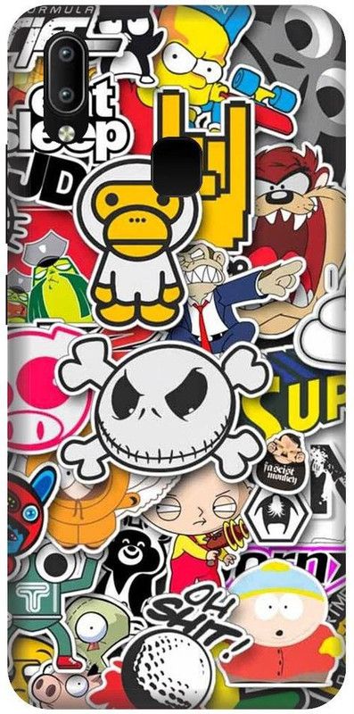 URCHIN Back Cover for Vivo Y93Cartoon, Cute, Anime, Cartoon Cute, Funny  (Multicolor, Shock Proof)