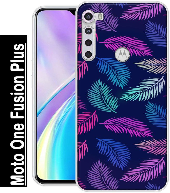 INDIALAND Back Cover for Moto One Fusion Plus  (Multicolor, Grip Case, Silicon, Pack of: 1)