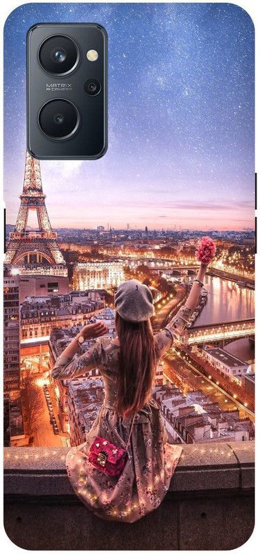 Bluvver Back Cover for OPPO A76, CPH2375 Printed Enjoy Life Girl Back Cover  (Multicolor, Hard Case, Pack of: 1)