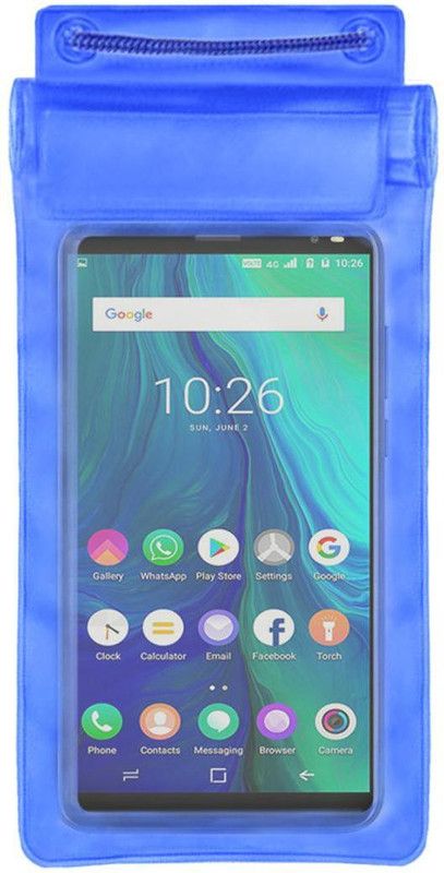ACM Pouch for Xifo Me8  (Blue, Waterproof, Silicon, Pack of: 1)
