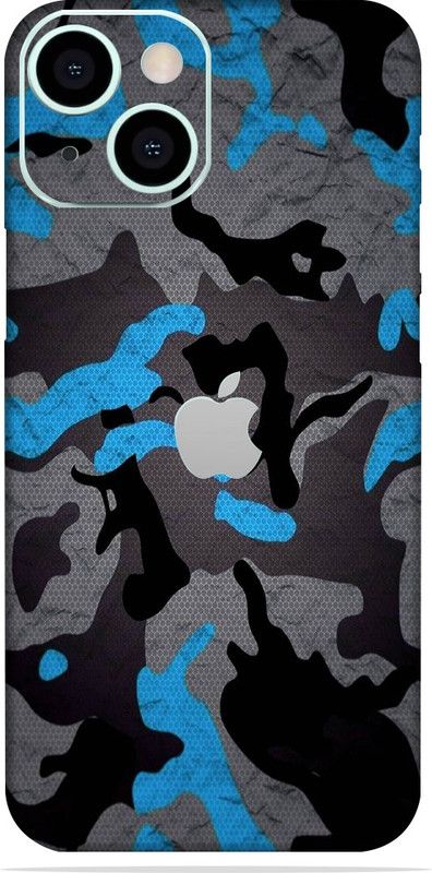 Mclaxa IPHONE 13MINI-clx-iPhone 13 minii-blue camo, IPHONE 13MINI Mobile Skin  (Skin With Super matte finishCLXCLXmini-clx-iPhone 13 mini-i-blue camo)